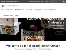 Tablet Screenshot of bnaiisrael.net